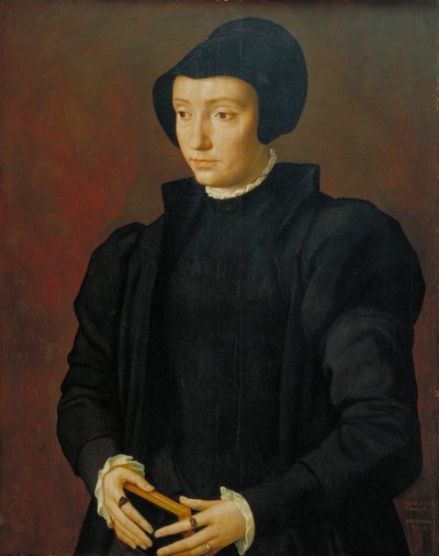 Porträt von Christina von Dänemark, 1545 von Michiel I Coxie or Coxcie